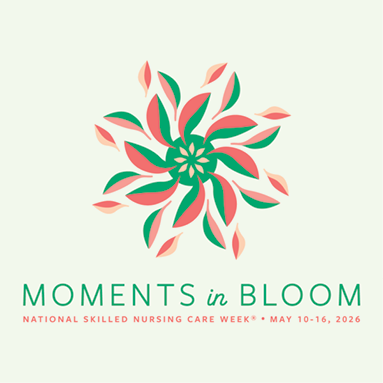 Moments in Bloom Logo, 2026, National Skilled Nursing Care Week, NSNCW